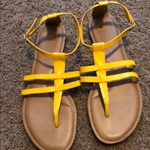 Yellow Gianni Bini Sandals